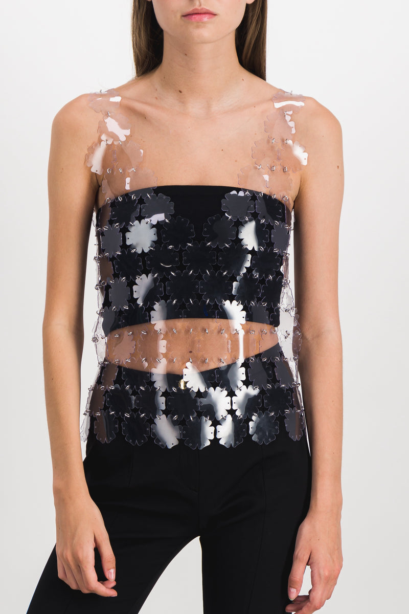 Paco Rabanne - Transparent clover top