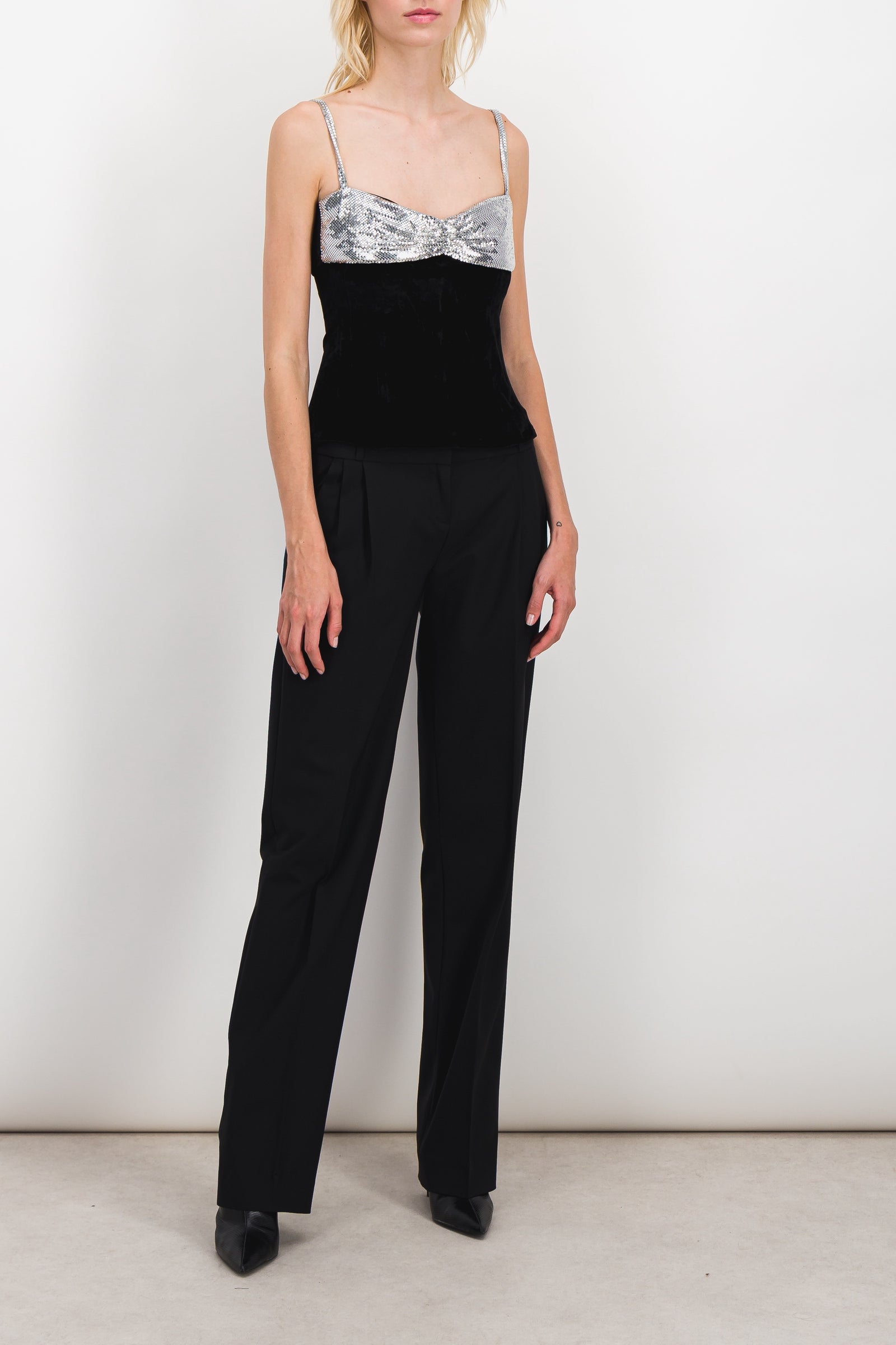 (rabanne ) メタルメッシュベストトップス ダンロップ・リファインド＞涼感楊柳多機能メッシュベスト - ベルーナ