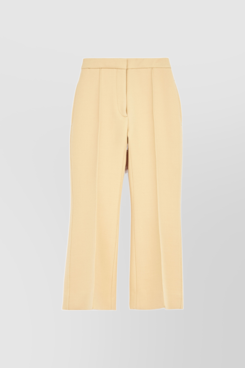 Jil Sander - Cropped straight leg wool pants