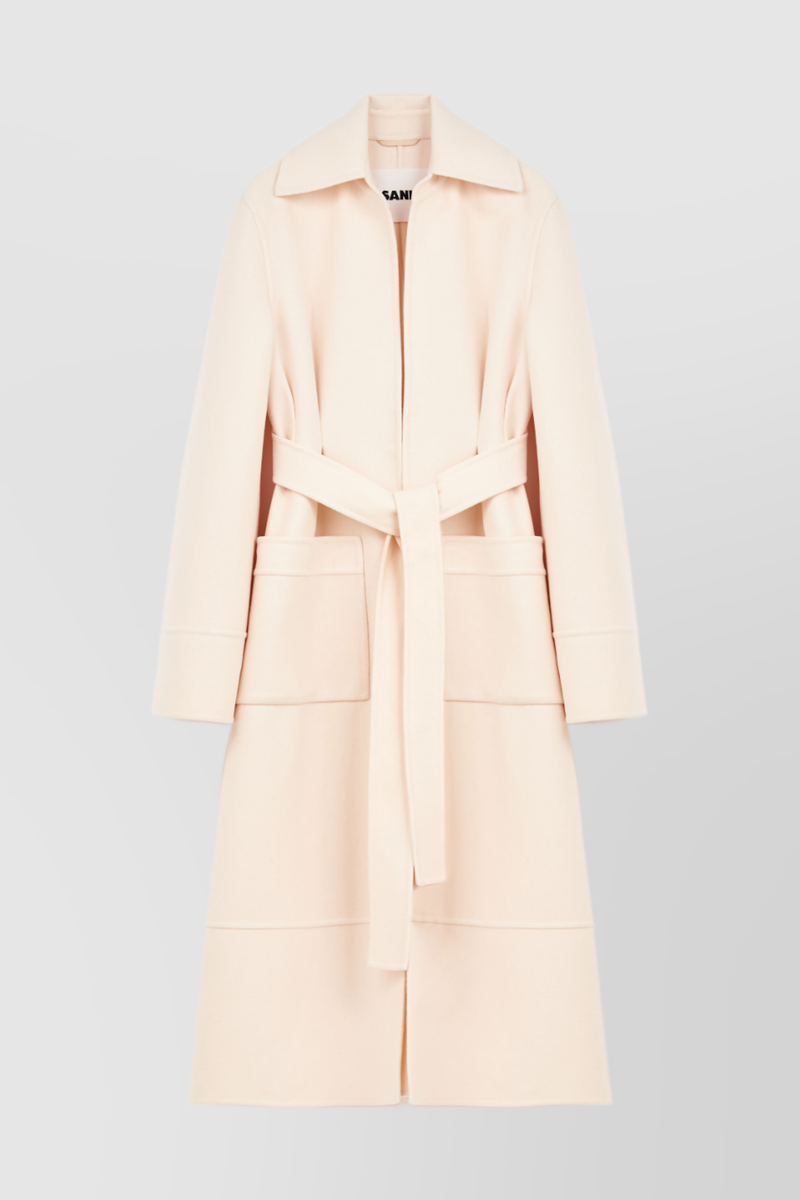 Jil Sander - Double face loose wool coat