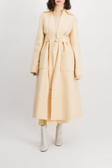 Double face loose wool coat