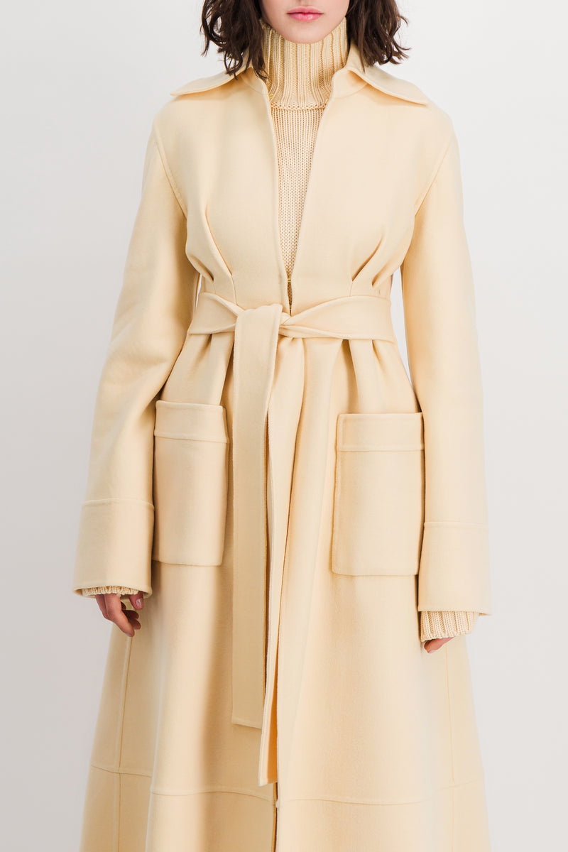 Jil Sander - Double face loose wool coat