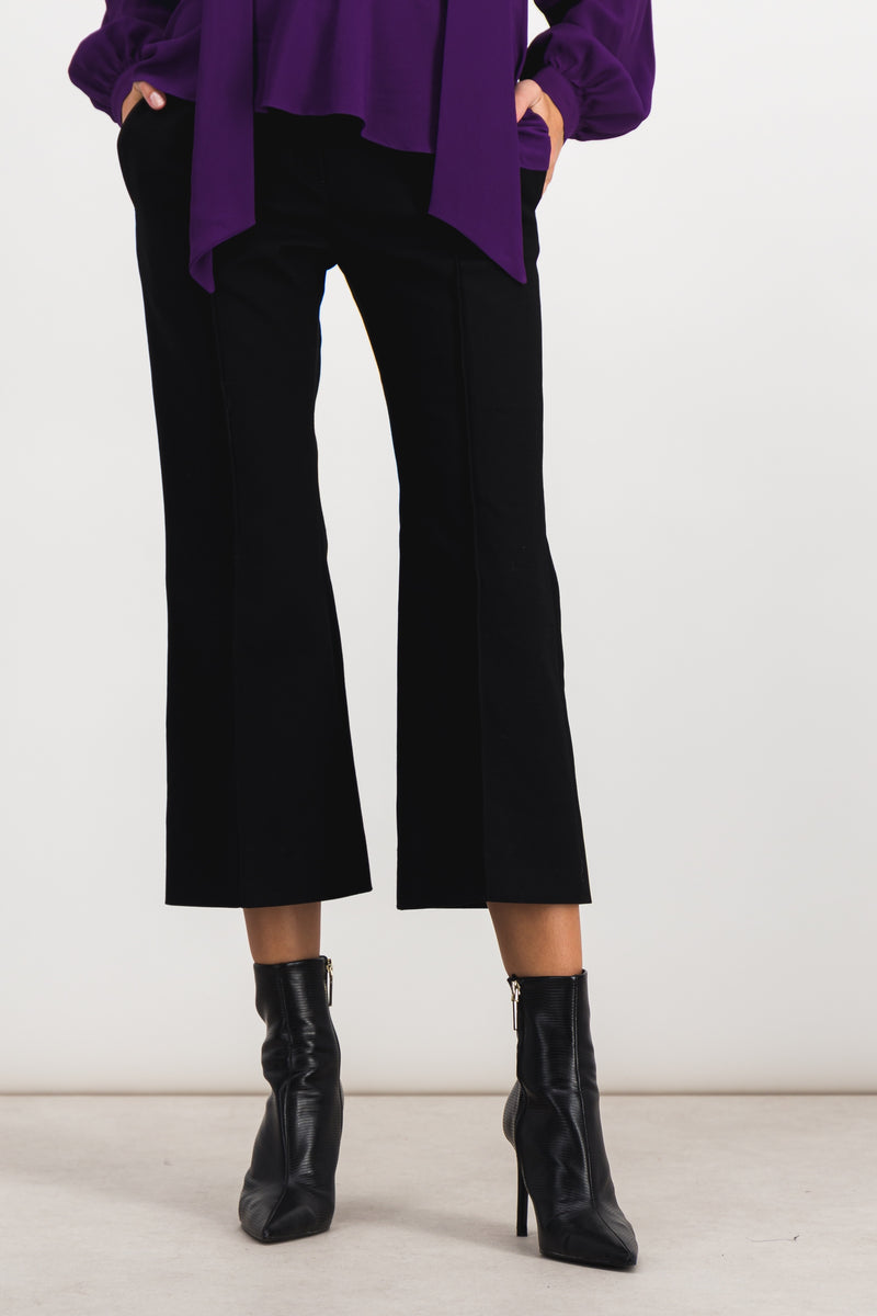 Jil Sander - Cropped straight leg nylon-wool pants