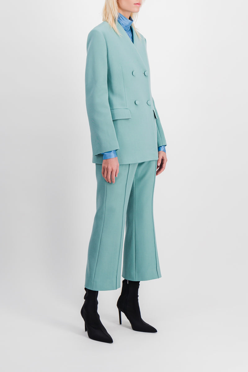 Jil Sander - Cropped straight leg wool-nylon pants