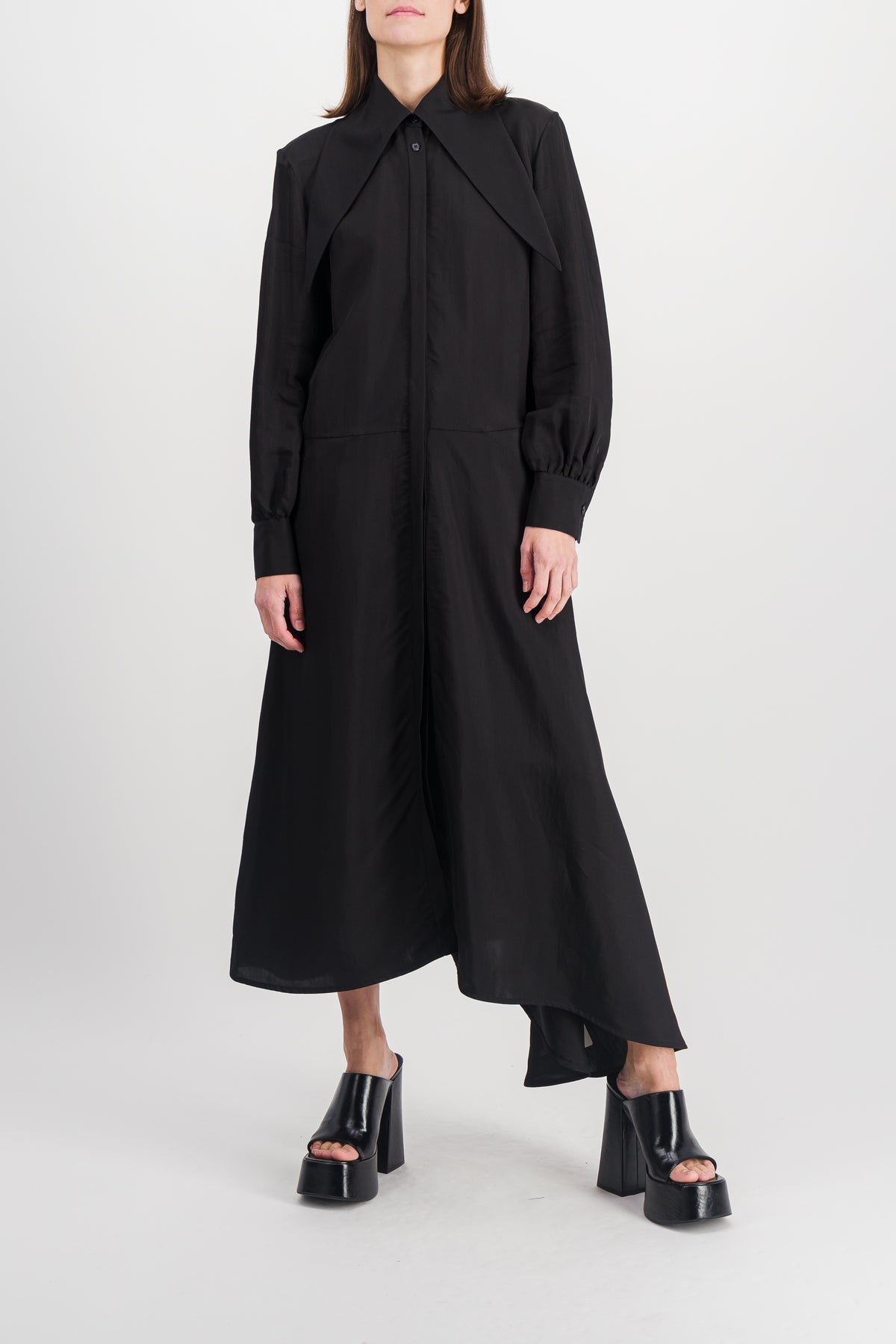 【関税&送料込】Jil Sander Crepe Jersey Dress $2620 Jil Sander Women Pink Lightweight Crepe Jersey A-Line