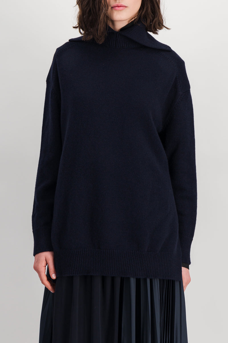 Jil Sander - Oversize funnel neck sweater