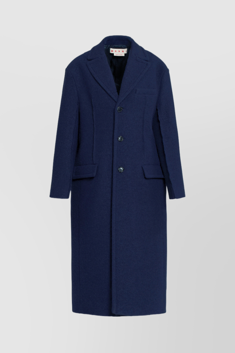 Marni - Felted bouclé wool long coat