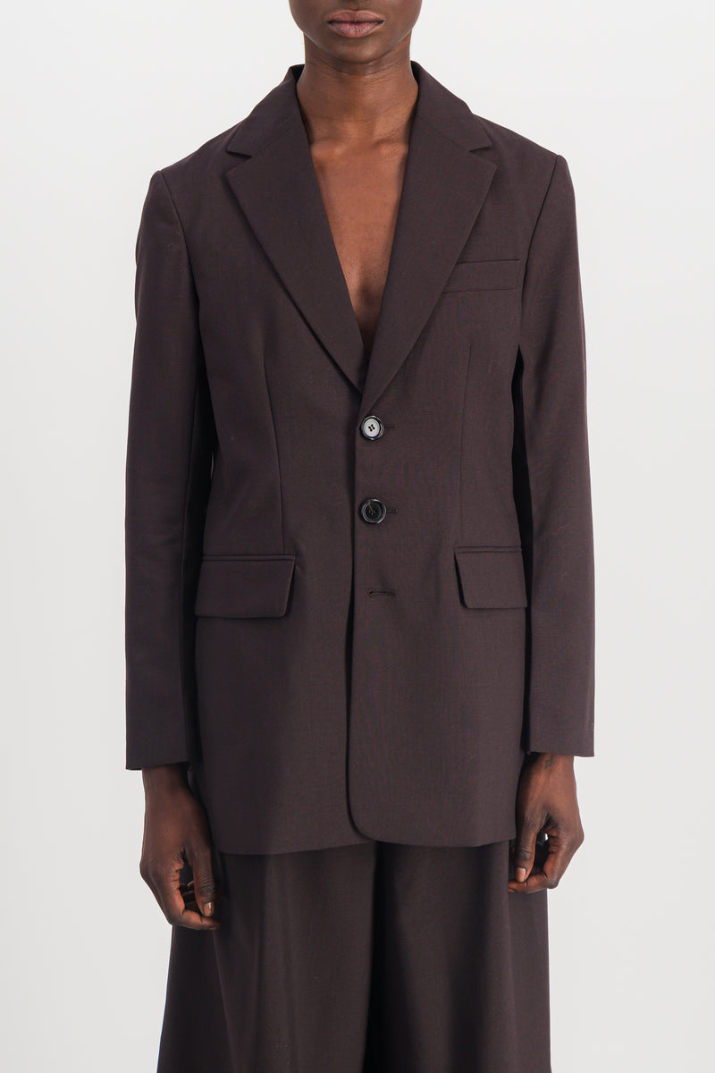 Marni - Reversible single-breasted virgin wool long blazer