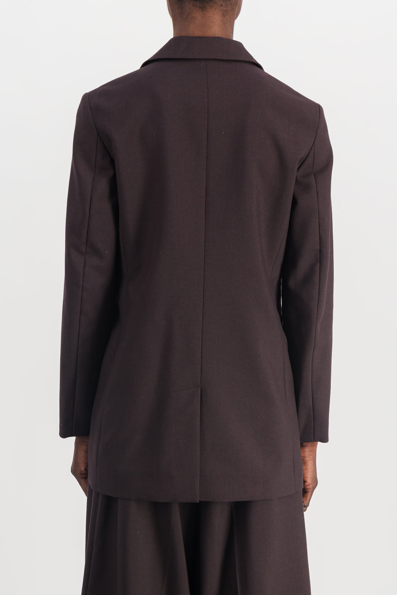 Marni - Reversible single-breasted virgin wool long blazer