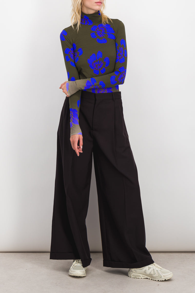 Marni - Long palazzo virgin wool pants