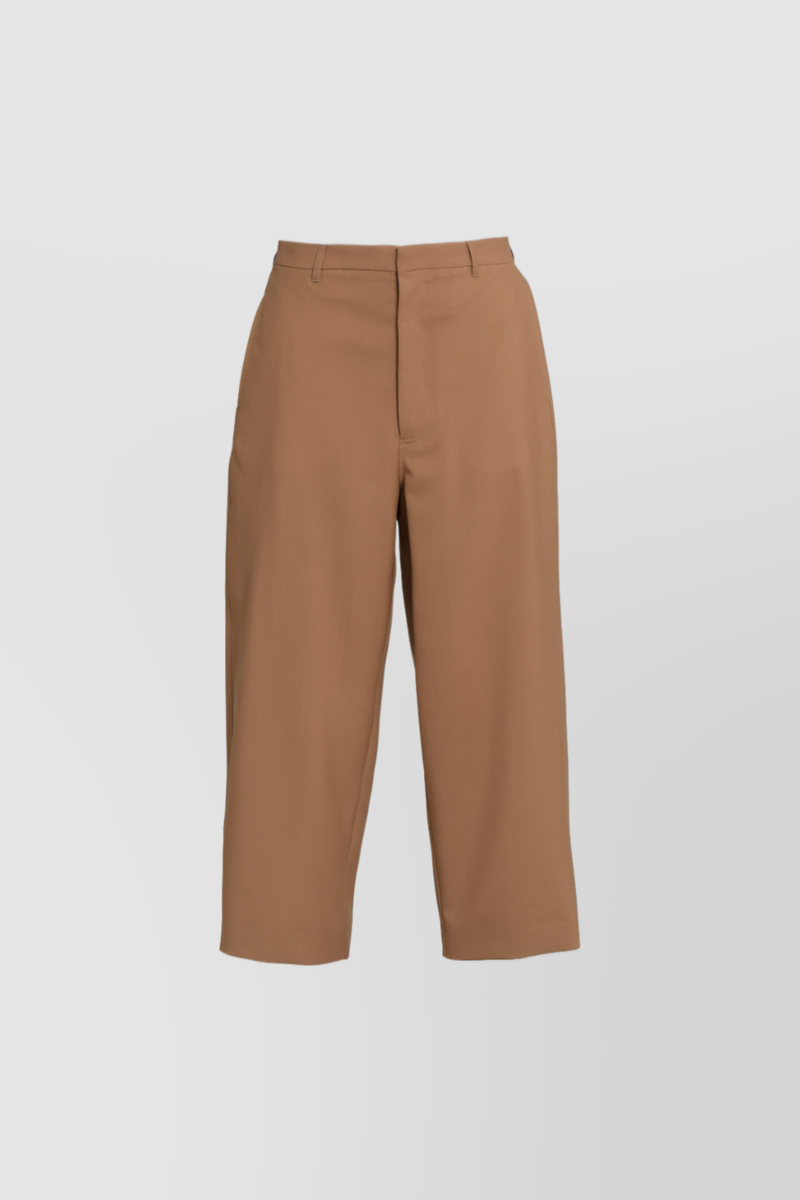 Marni - Cropped virgin wool boyfriend pants