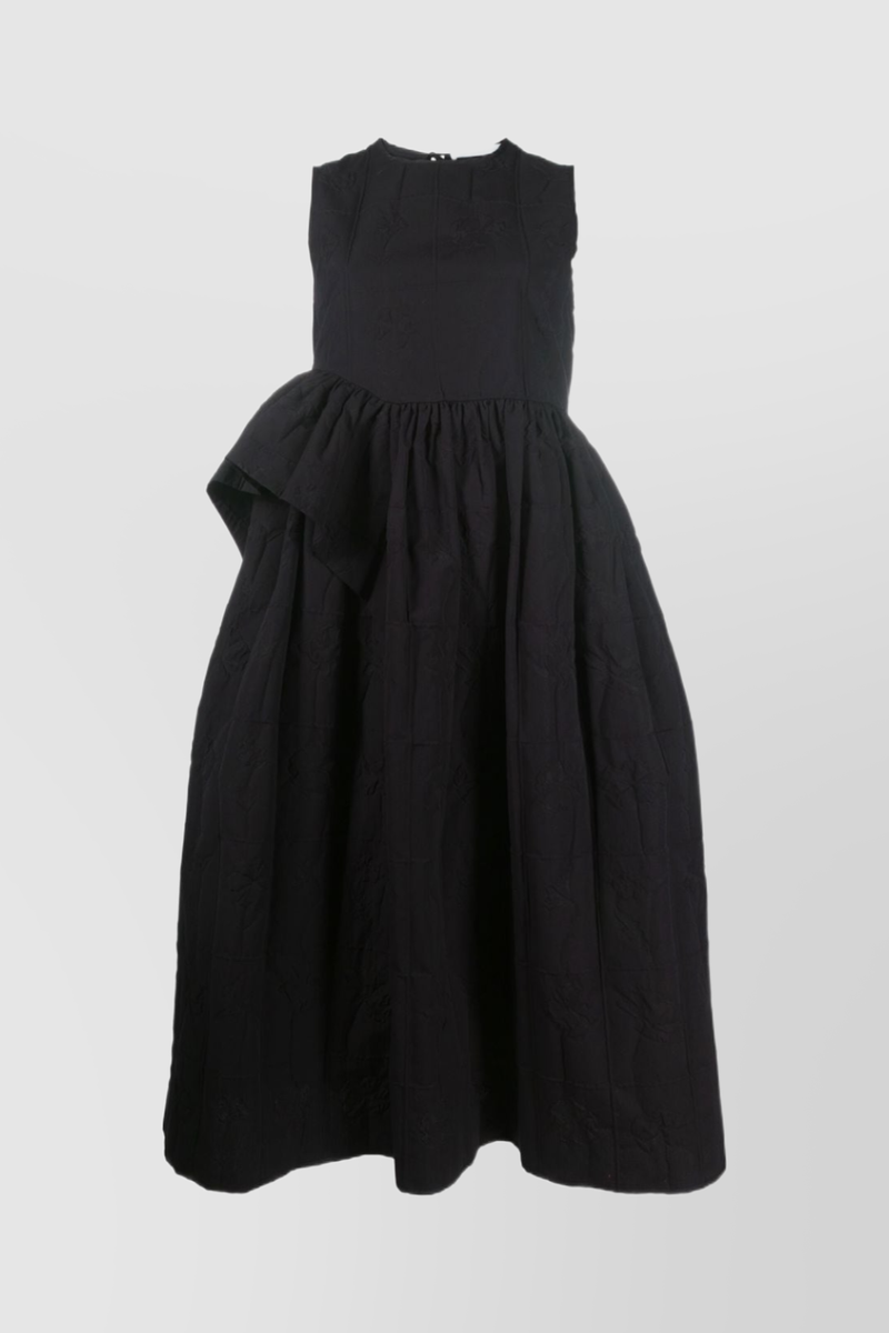 Cecilie Bahnsen - Sleeveless dress with ruffled detail on the side