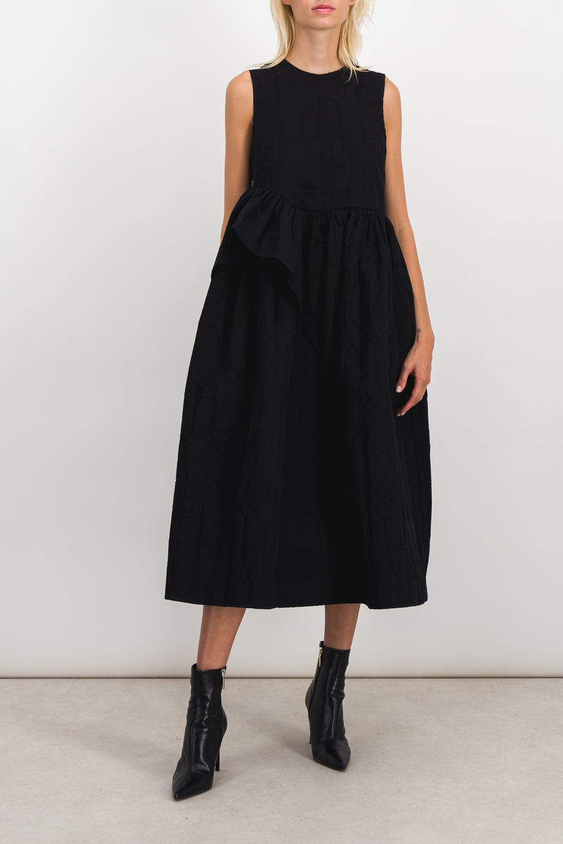 Cecilie Bahnsen - Sleeveless dress with ruffled detail on the side