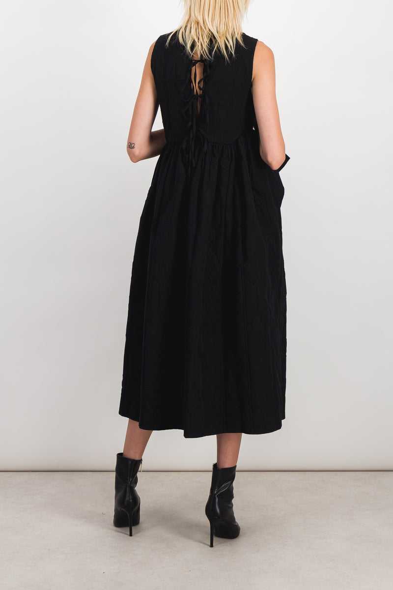 Cecilie Bahnsen - Sleeveless dress with ruffled detail on the side