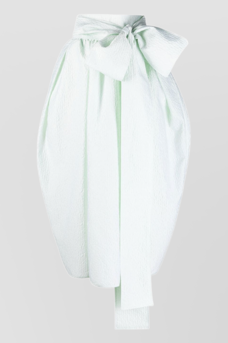 Cecilie Bahnsen - Tulip midi skirt with wrap detail