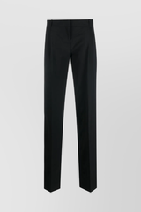 Black low rise loose tailored pants