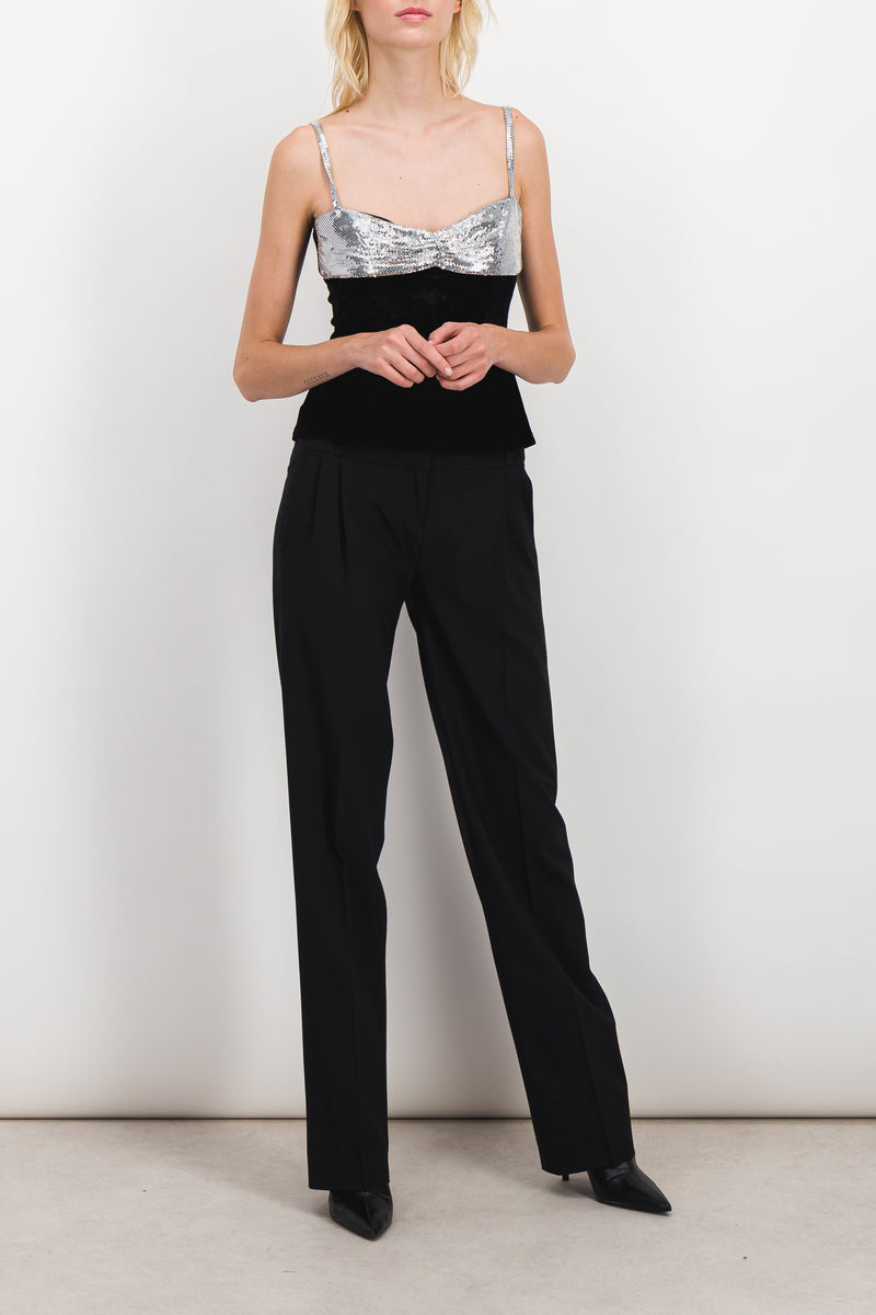 Coperni - Black low rise loose tailored pants