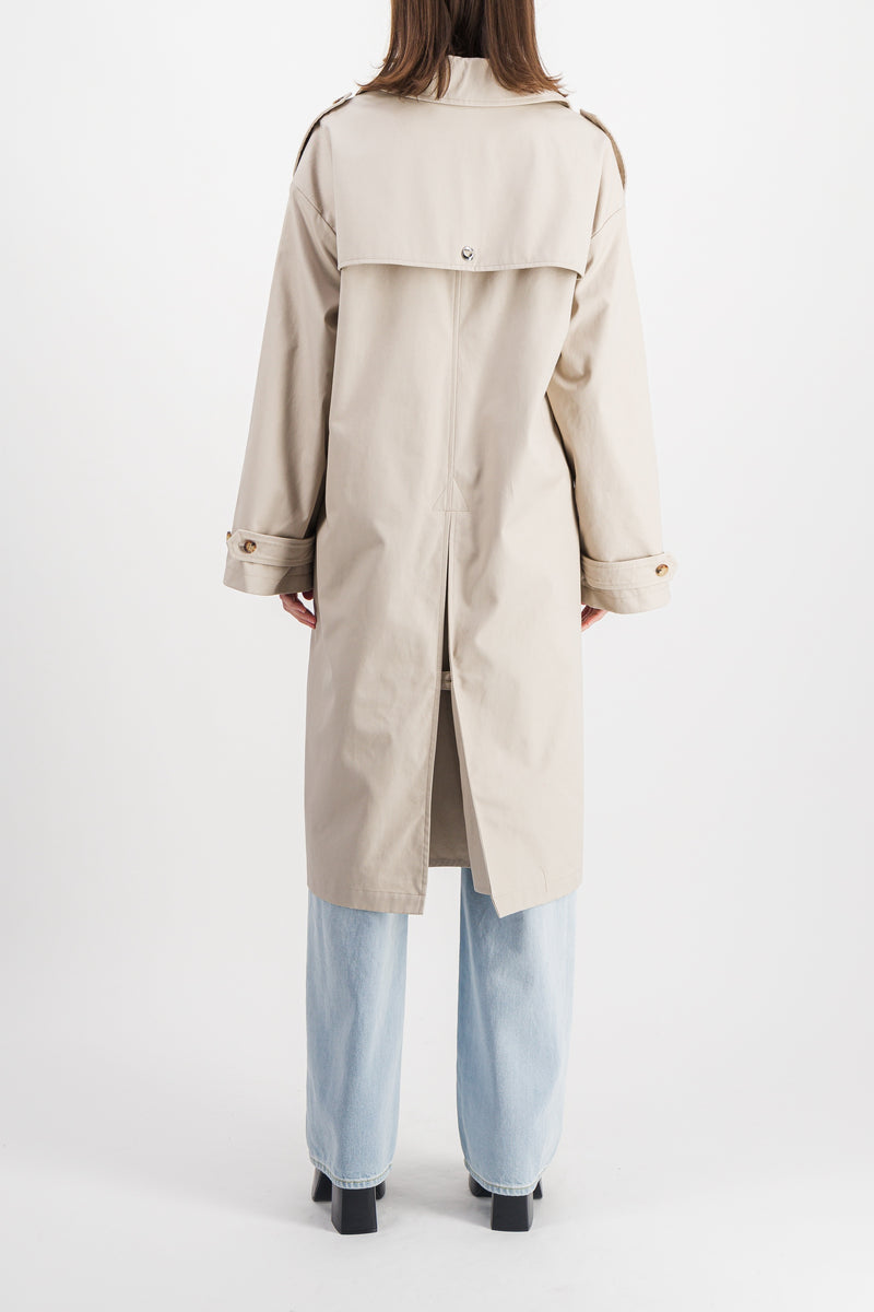 Coperni - Twisted cut-out trench coat