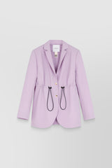 Drawstring rider blazer