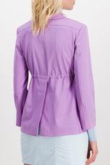 Drawstring rider blazer